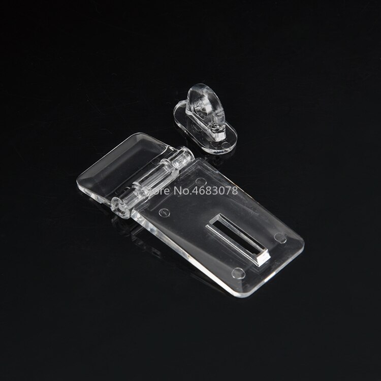 5 pairs of acrylic transparent hinge angle lock lock drawer lock thickness 3mm