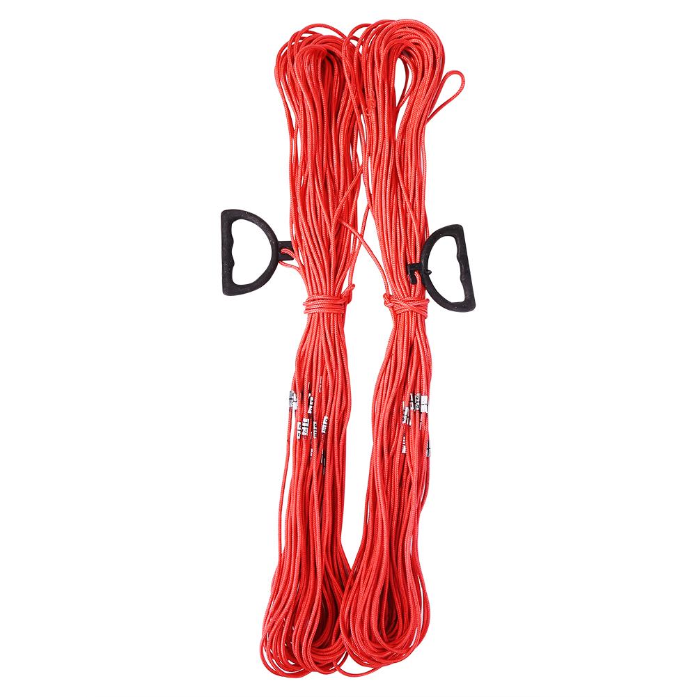 30/50M Wear-resistant Nylon Steel Wire Cord Measuring Rope for Playground Road Survey Engineering Construction Ruler