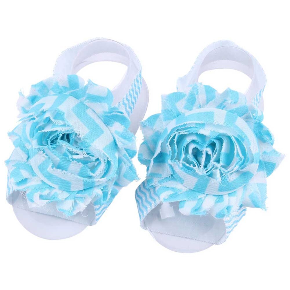 5 Pairs Barefoot Sandals Lovely Sandal Sandals Beautiful Flower Kids Barefoot Flower for Infant Baby Kids
