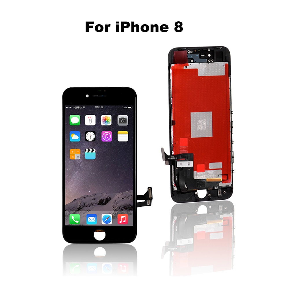 Grade AAA+++ LCD Display For iPhone 5 5S 6 6S 6Plus 7 8 6S Plus Touch Screen For Replacement No Dead Pixel Tempered Glass/Tools