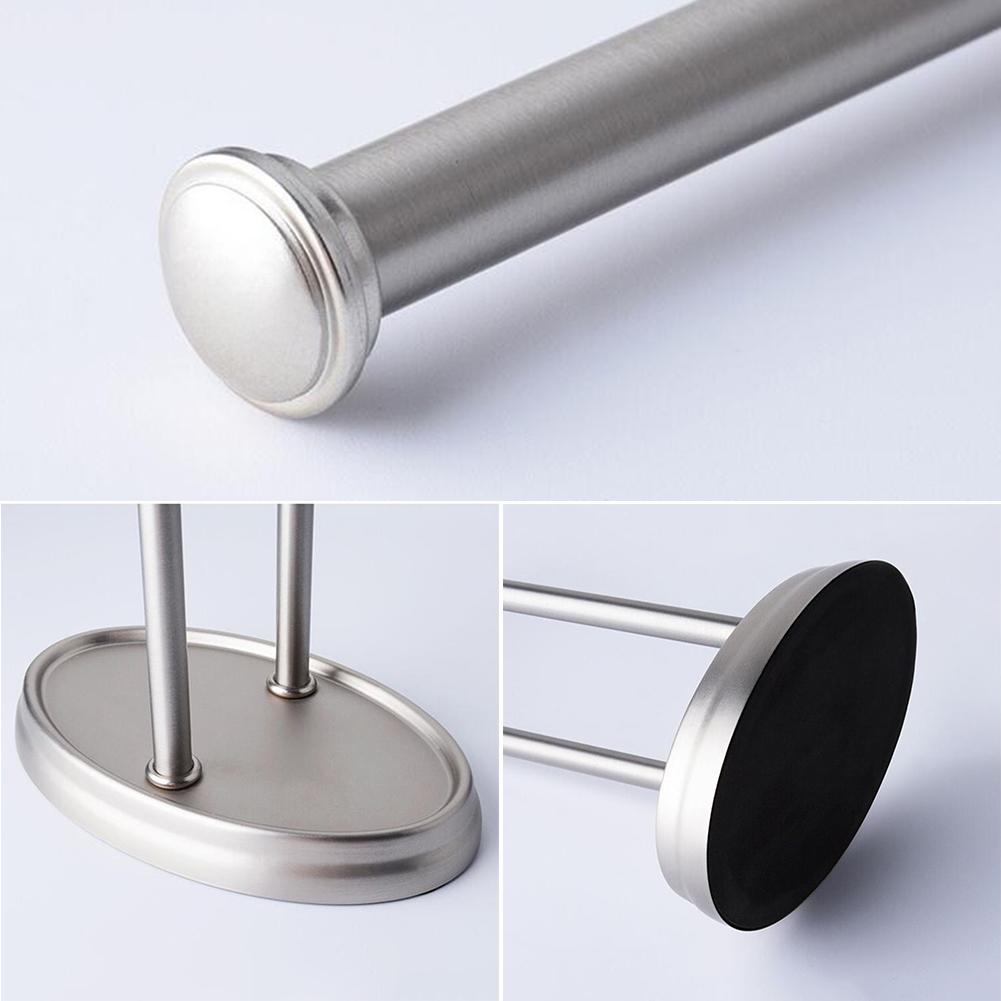 Handdoek Houder 27 cm Rvs Keuken Badkamer Handdoek Houder Voor Handdoeken Bar Rail Hanger Dubbele T- vormige Handdoekenrek #
