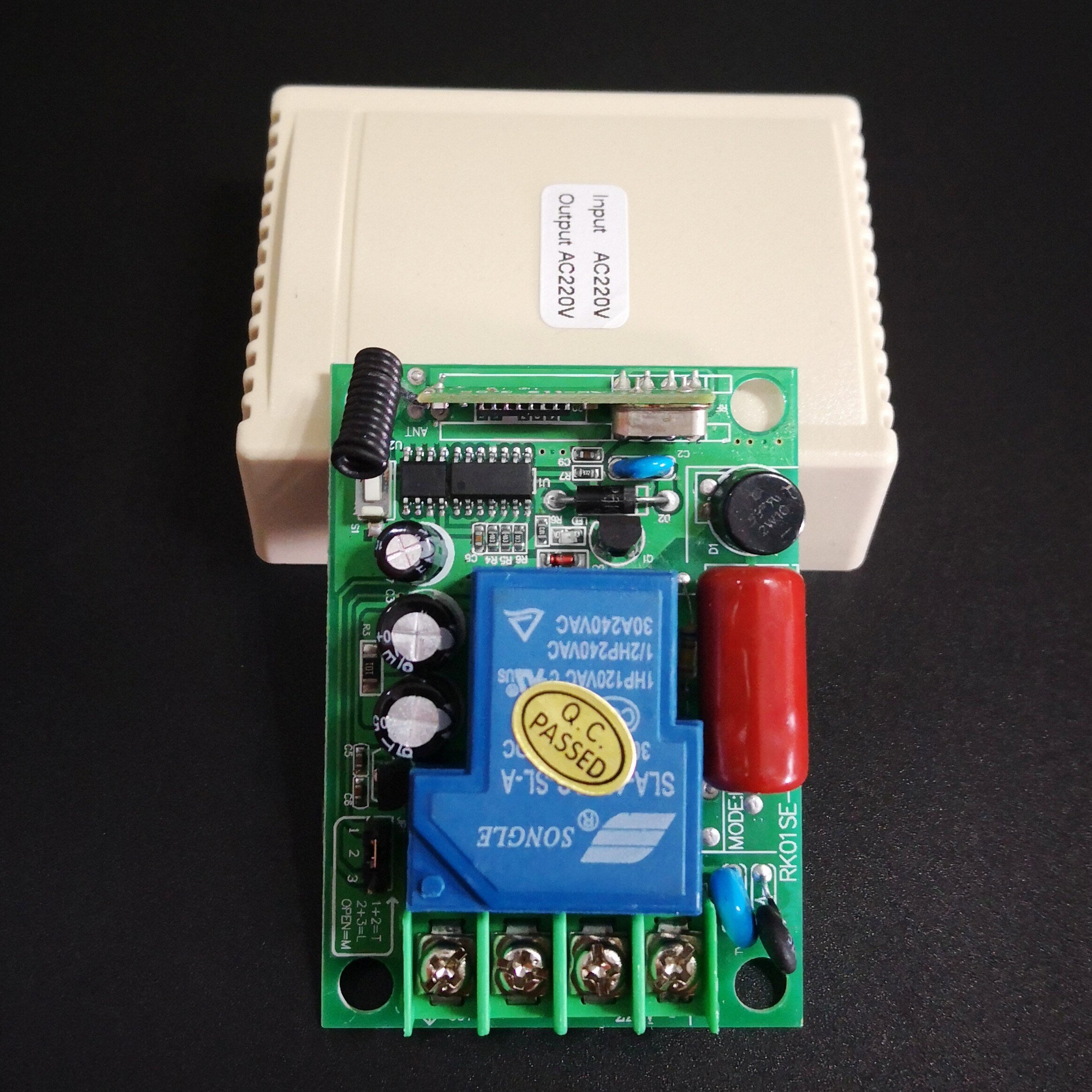 AC 220 V 30A Lange Afstand Afstandsbediening Schakelaar 200-3000 m Ver Weg RF Draadloze Afstandsbediening Schakelaar voor waterpomp LED Motor 2500 W