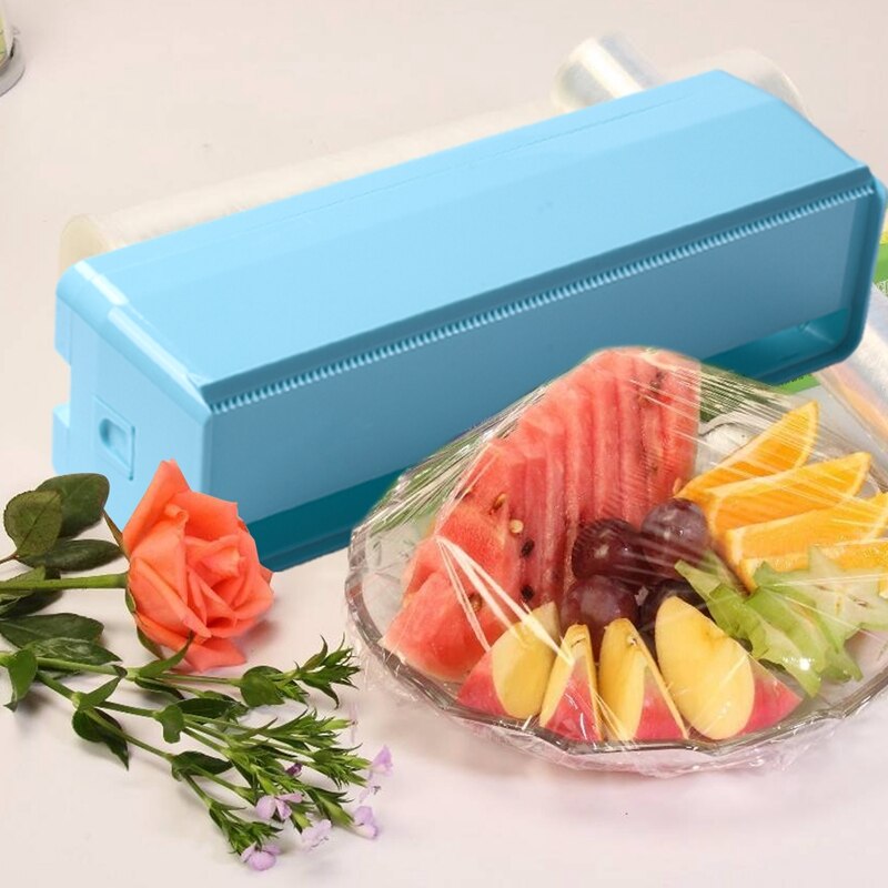 Wall-Mounted Food Plastic Cling Wrap Dispenser Preservative Film Cutter Kitchen Tool Accessories Cooking Tools