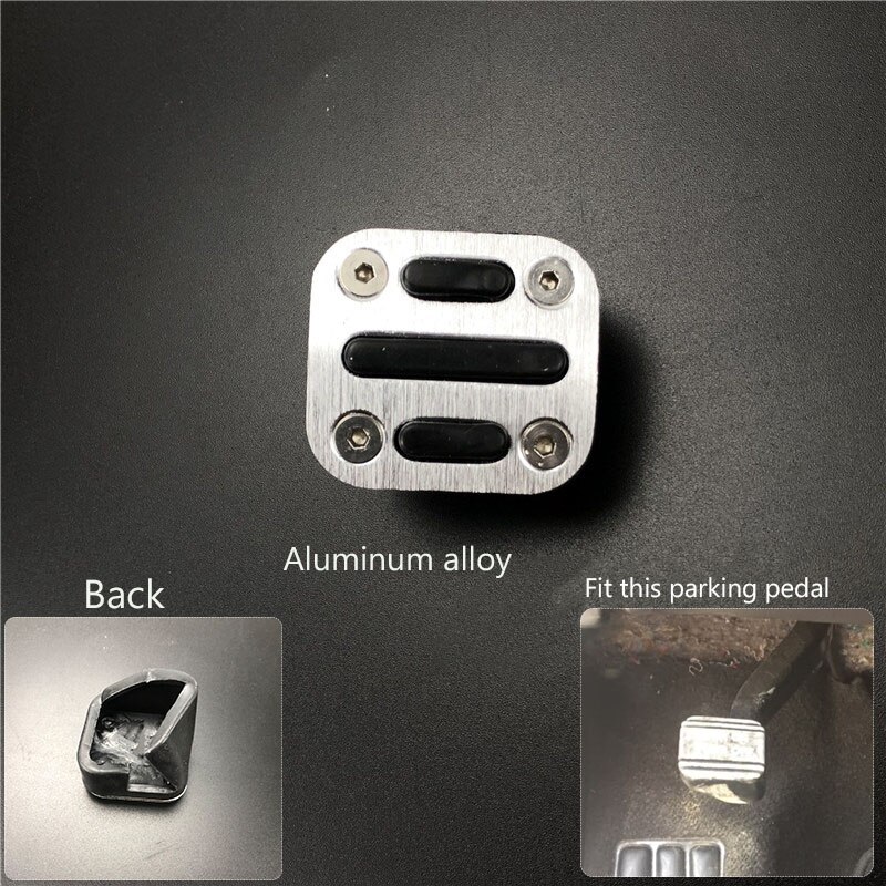 Car accessories No-Drill Gas Brake Foot Pedal Cover For Nissan Altima Sentra Sunny Maxima Sylphy Tiida Pulsa JUKE Leaf: parking 1pc