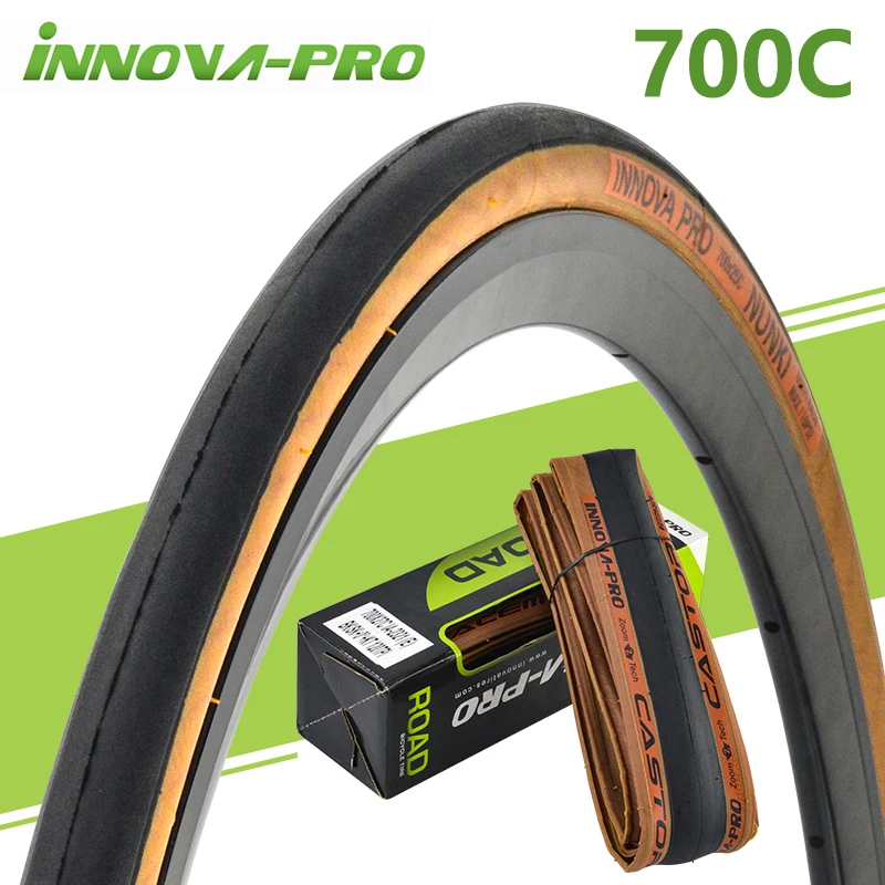 INNOVA Original 700c Road Bike Tire 700x23c/25c/27c/28c/30c Retro Travel Bicycle Out Tire 60/120 TPI Bike Tire Cycling Parts