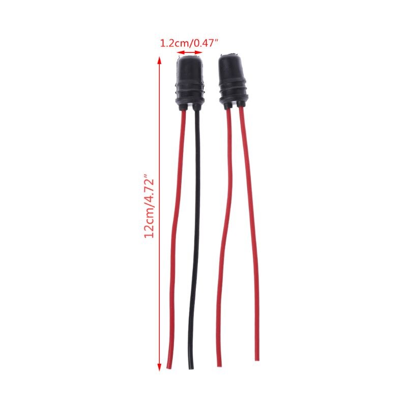 Portalámparas para luz de coche W5W T10, soporte para bombilla, Conector de extensión para camiones y barcos, E7CA, 2 uds.
