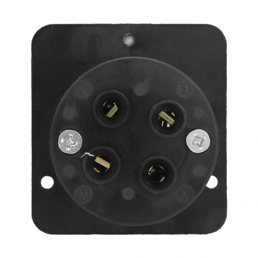 4-Hole US Socket Plug 30A 125V-250V UL Listed Industrial Generator Plug Electrical Socket L14-30C