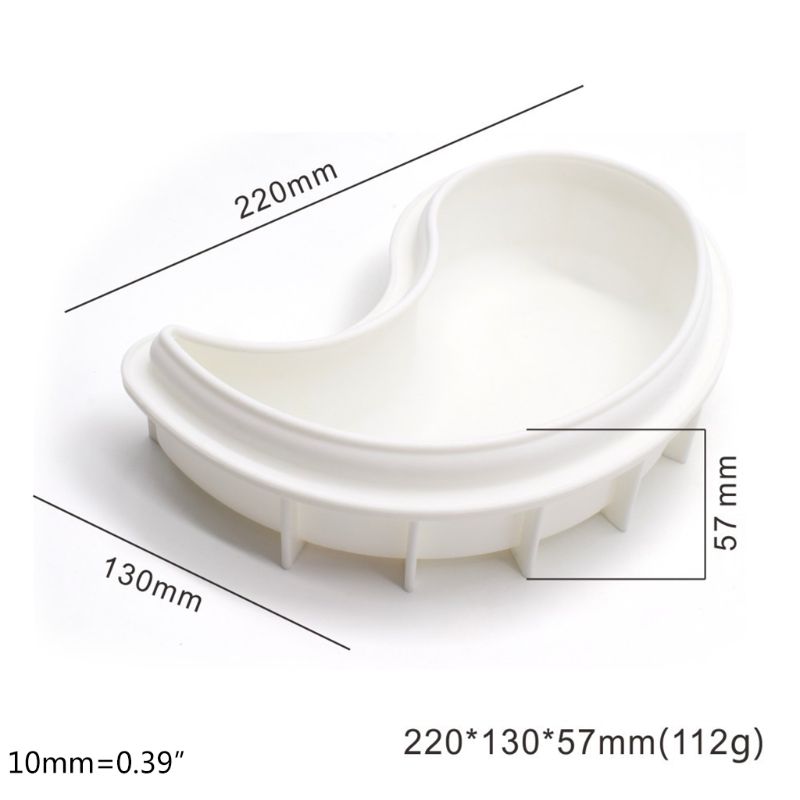 YIN YANG – moules 3D en Silicone, moule de décoration, pour pâte de sucre et bonbons, ustensiles de cuisson Y1QB