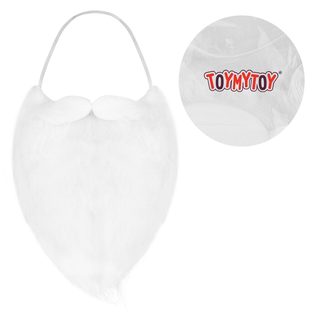 1 Pc Santa Claus Beard Cosplay Beard Performance Prop for Christmas Party