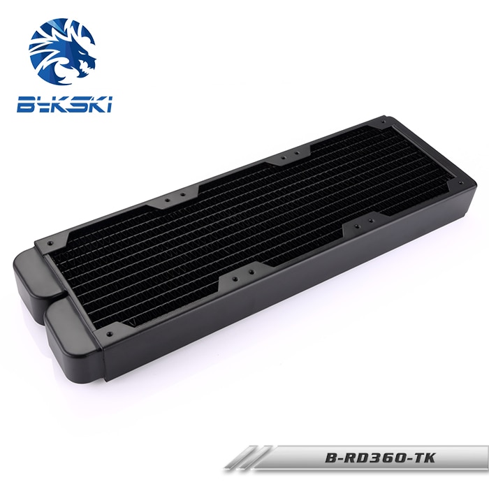 Bykski B-RD360-Tk 360mm Double Row Thick Liquid Cooling Copper Radiator 38mm