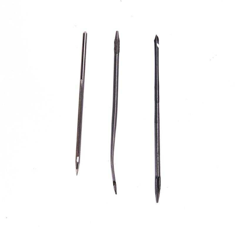 Canvas Lederen Tool Naaien Priem Hand Tool Punch Naaien Accessoires Naalden Koperen Handvat Stitcher Haak Lijn voor Leathercraft