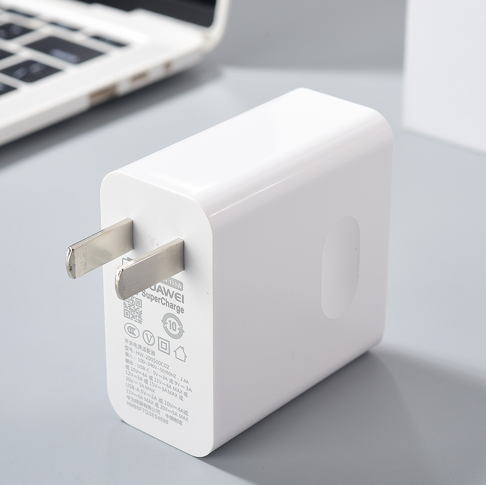 Original Huawei Universal Charger (Max 100W) Super Fast Charger EU/US Plug For Huawei Laptop Pura 70Pro/Pro+/Ultra/Nova 12 Ultra: CH