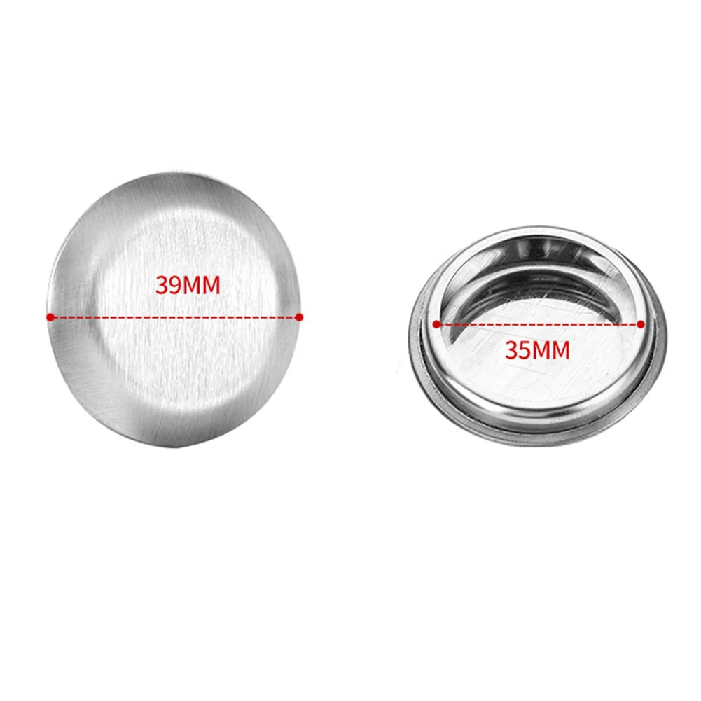 Faucet Hole Stopper Cover Kitchen Bathroom Faucet Hole Decorative Covers Stainless Steel Sink Plug Washbasin Accessories: Red