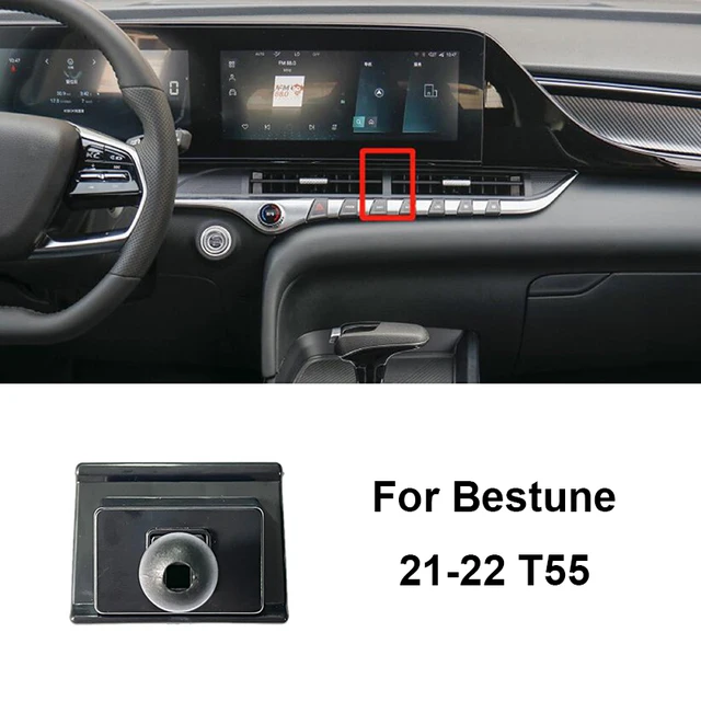 Auto Mobiele Telefoon Houder Voor Bestune B30 B50 B70 S X40 T33 T55 T77 T99 Speciale Ontluchter Mount Bracket Mobiele telefoon Houder Base: Black