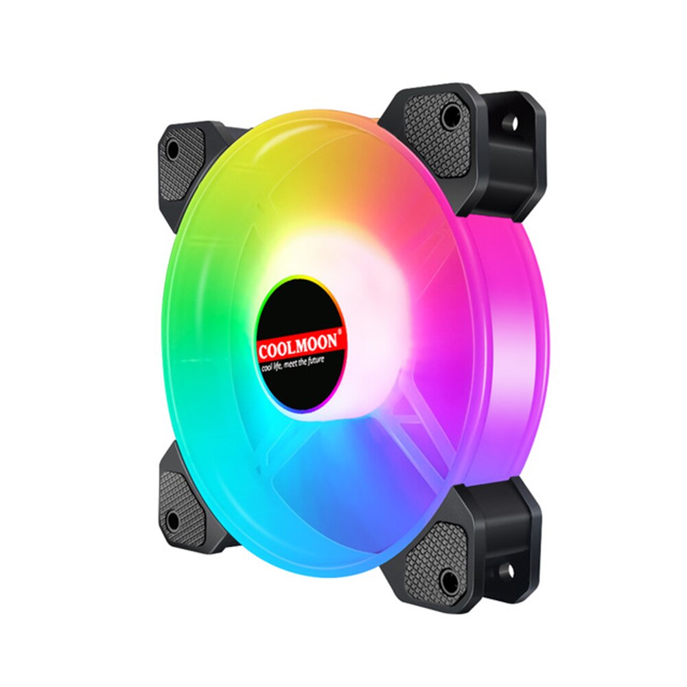 Wvibo 120Mm Argb Fan Jade Ring Pwm 4PIN 12V Dc Mute Stille Computer Case Fans Cooler 5V 3PIN Rgb Aura Sync Ventilador