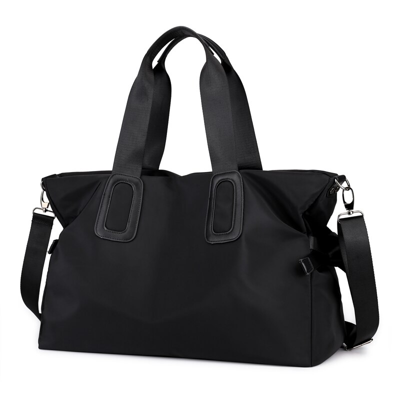 Yogamatte bag gym tas for fitness sac de sport kvinne sportsveske kvinnelig tote skulderpakke trening gymtas bolsa deporte håndvesker: Svart farge
