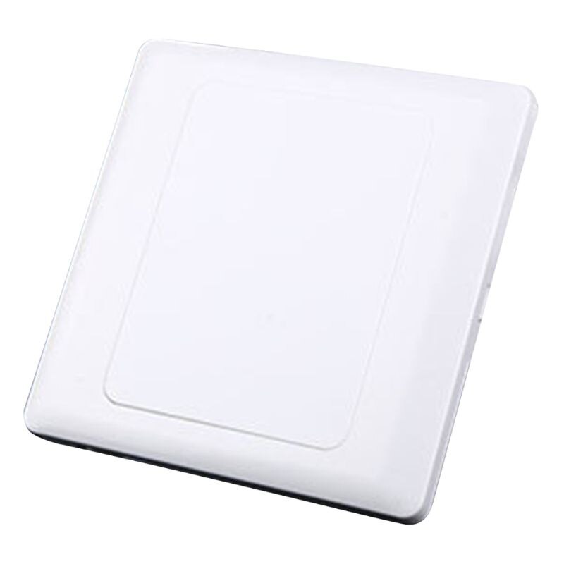 Zócalo de interruptor de pared eléctrico, Panel de cubierta en blanco, pizarra blanca, ABS, herramienta de bisel de placa de salida, 86x86mm