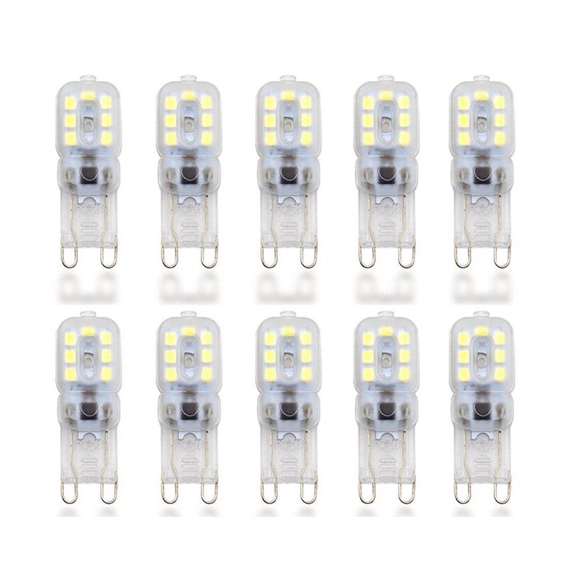 10 X G9 5W LED Dimmable Capsule Bulb Replace Light Lamps AC220-240V, Warm white: Default Title