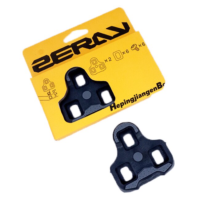 ZERAY SP110 Cycling cleats Bicycle accessory Road Bike Pedal Cleats Compatible With LOOK KEO structure Ultralight Bike cleats: 1 pair 0 Degree