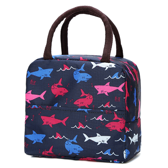 Upackor Tote Mittagessen Tasche Flamingo Muster Tragbare Isoliert Thermischen Picknick Fall Bequem Outdoor Bento 39*19cm: UP003 E