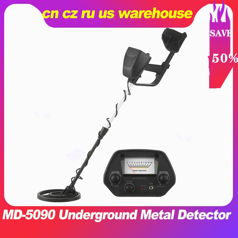 MD-5090 Metal Detector sotterraneo Metal Detector Metal Finder alta precisione Treasure Hunter cercatore d'oro cercatore di metalli