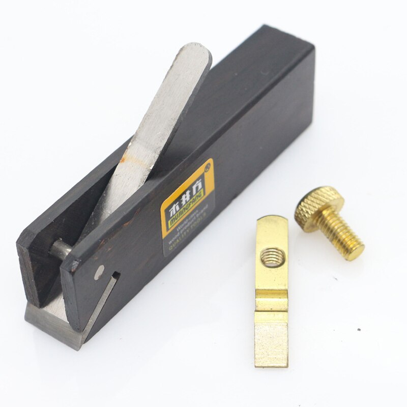 Minilínea de dibujo suave de sándalo negro, cepilladora manual para carpintería, bricolaje