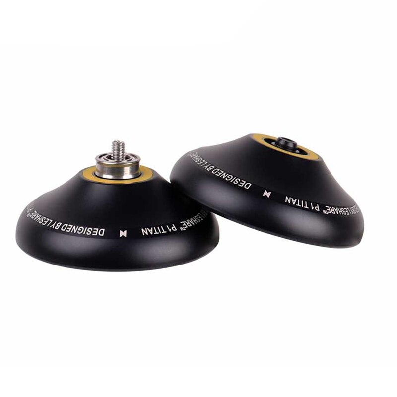 Yoyo de aleación de aluminio no sensible d56.4 mm, rodamiento de eje en T de alta precisión, Yoyo de Metal con cuerdas de YoYo
