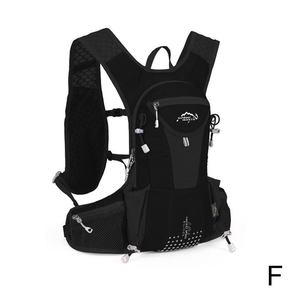 12L Waterproof Bicycle Backpack MTB Mountain Bike Water Bag Men's Women Nylon Cycling Hiking Camping Running Hydration Backpack: F