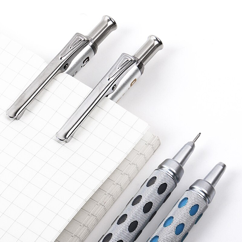 1 styk pente graphgear 1000 aluminium tønde tegning mekanisk blyant 0.3/0.5/0.7/0.9mm