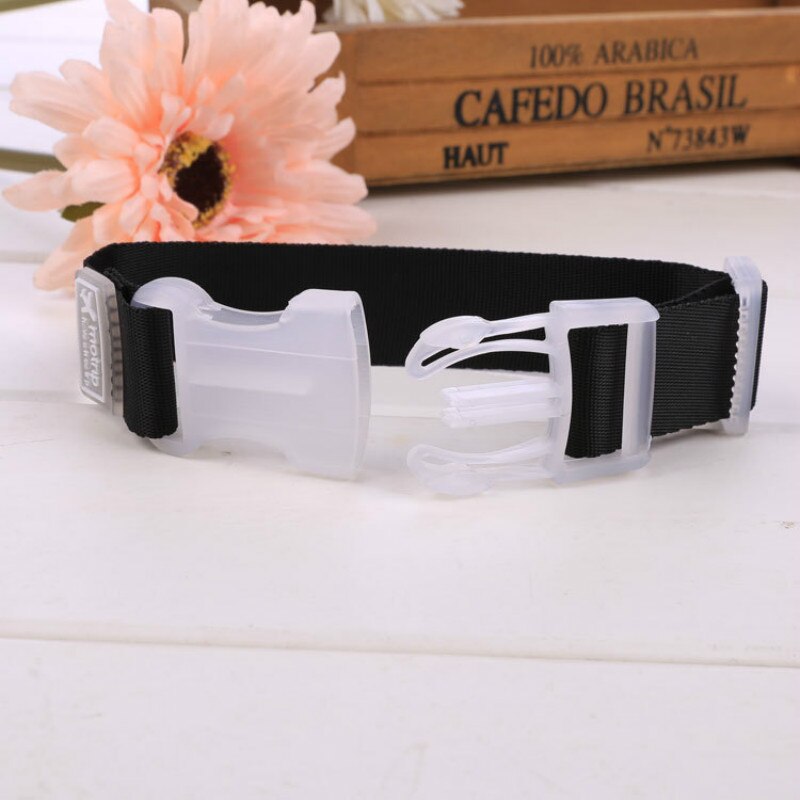 Correas ajustables con hebilla para equipaje, 5 uds., bolsa de equipaje, cinturón de amarre, accesorios de viaje: 5pcs black