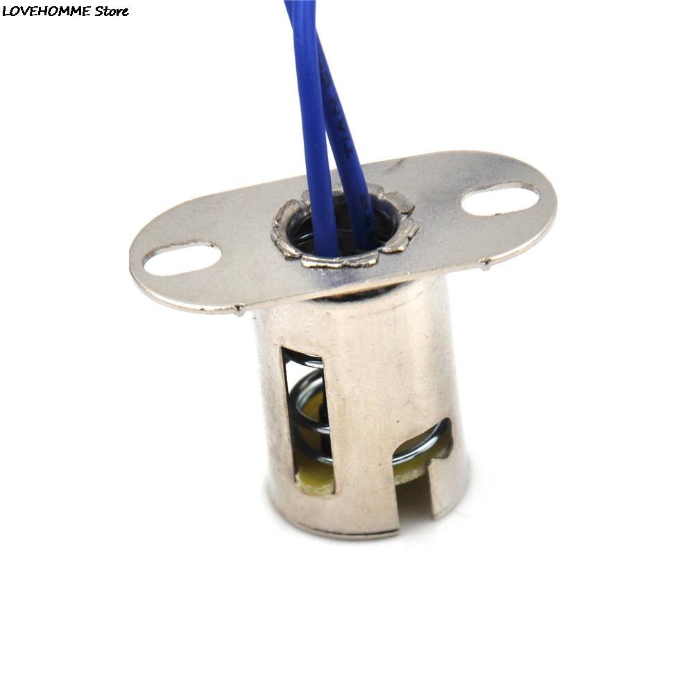 ZLinKJ – douille B15 en métal de , douille B15D, pied plat, base de douille ba15d