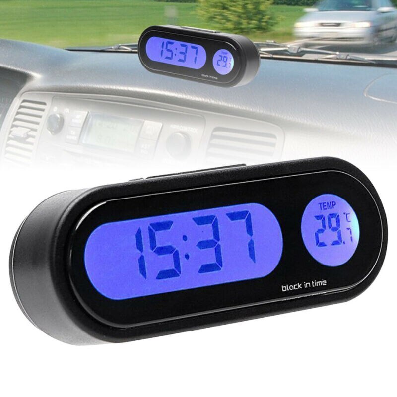 Accessories Electronic Clock Replacement Car Interior Plastic Digital LCD