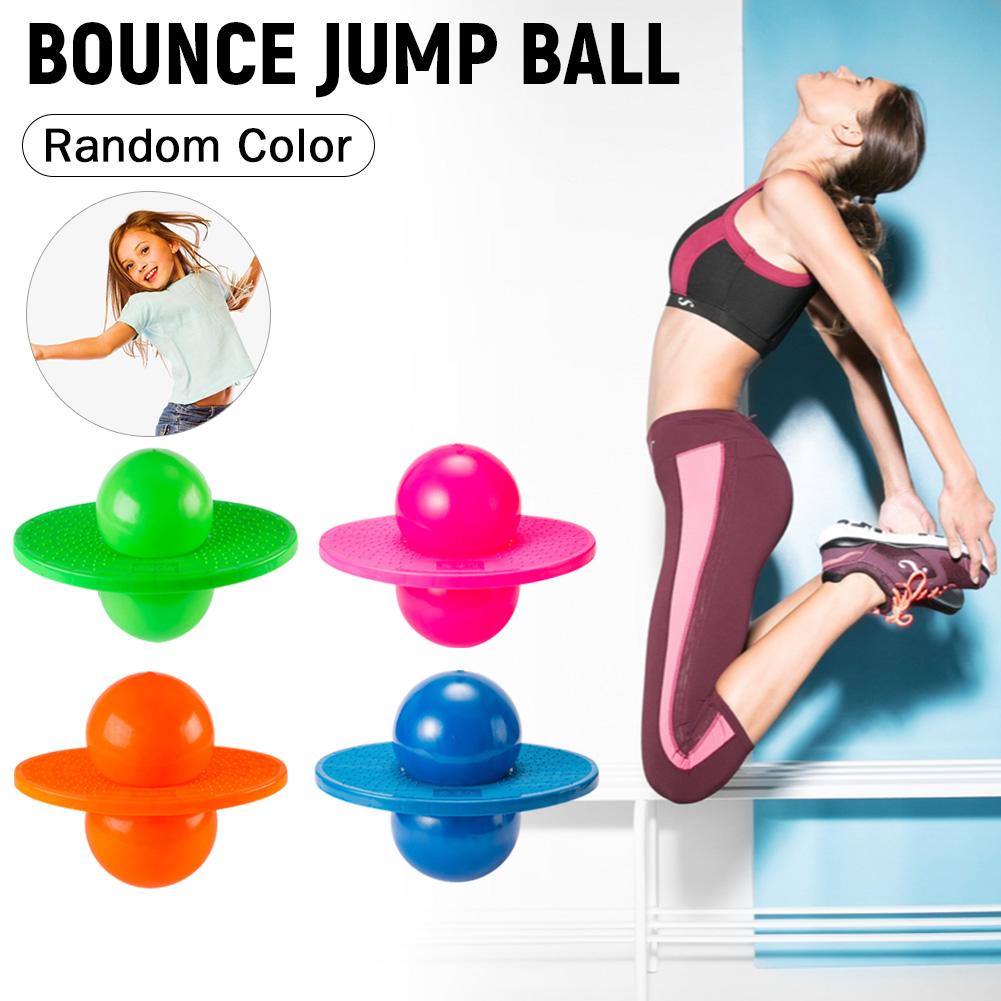 1pc Pogo Ball Hopper Sport High Balance Bounce Jump Board Ball Fitness Ball With Inflating Pump Bouncing Ball For Kids