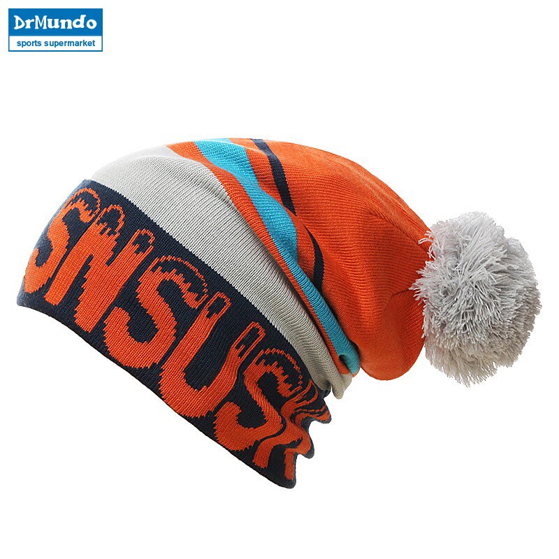 Wew snowboard vinter skidor skullies mössor mössor ull stickat huvud varmt för män kvinna gorros de lana
