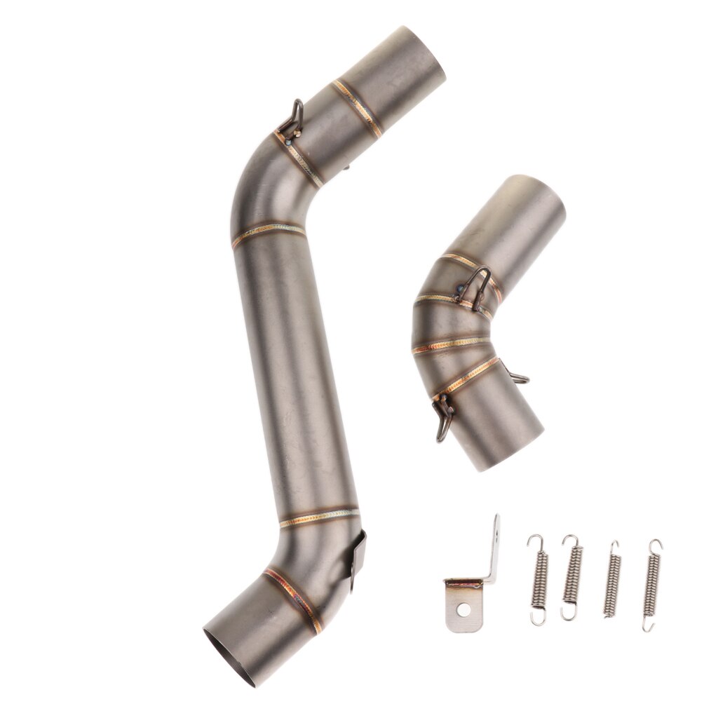 Polished Stainless Steel Slip-On Exhaust Mid Pipe for KTM 390 125/200