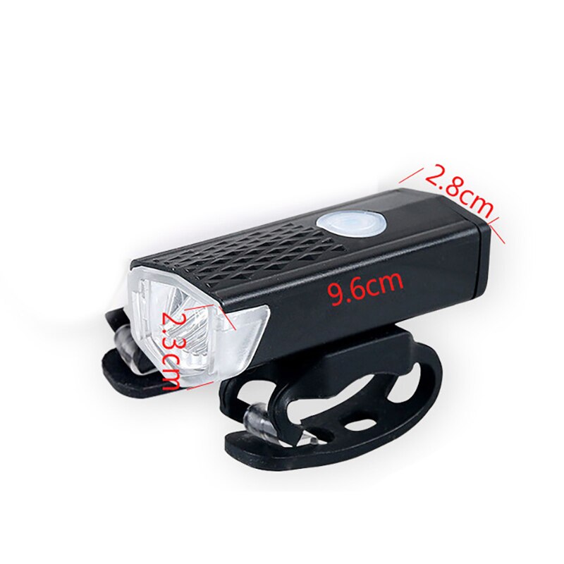 Fiets Licht Usb Oplaadbare 300 Lumen Fiets Lamp Koplamp Zaklamp Fietslicht Fiets Accessoires
