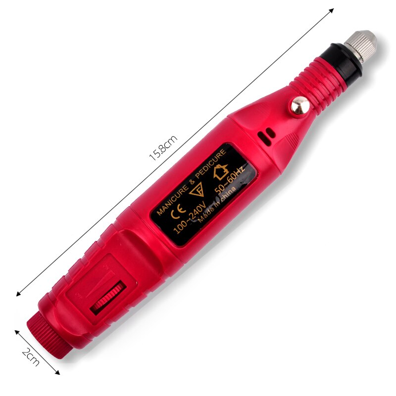 Micro motor para manicure e pedicure, aparelho elétrico para cuidar das unhas