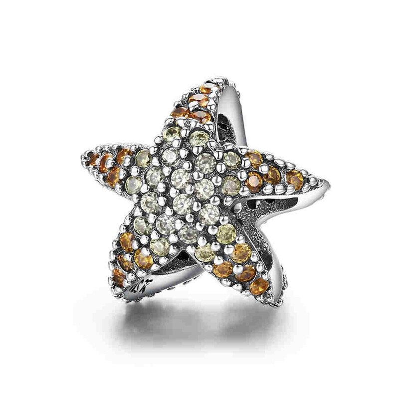 Vendita Calda Authentic 925 Sterling Silver Dazzling Colorful Cz Branelli di Fascino Fit Originale Pandora Del Pendente Diy Del Braccialetto Monili Che Fanno: CMC586