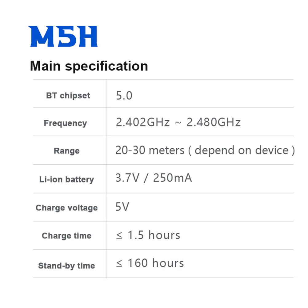 VODOOL Bluetooth 5.0 Moto Helmet Headset Wireless Handsfree Stereo Earphone Motorcycle Helmet Headphones MP3 Speaker