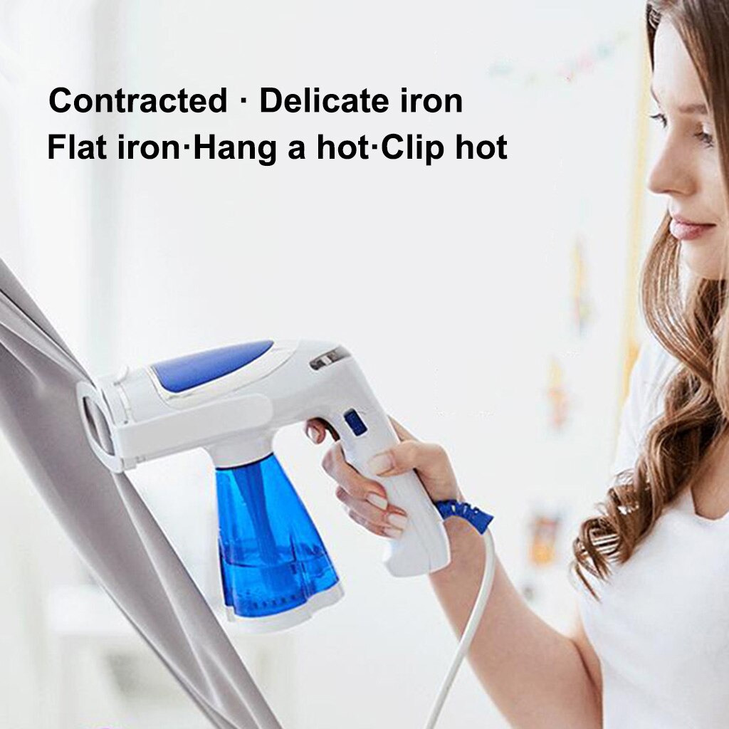 Steam Iron Garment Steamer Handheld Fabric 1600W Travel Vertical and Horizontal 200ml Portable Home Travel For Clothes Ironing