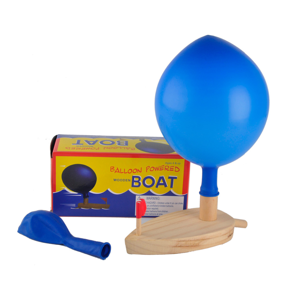 Schylling Baby bath Toys Balloon Boat toys in The Bathroom Classic Toys Funny Game Wooden Bath Toys