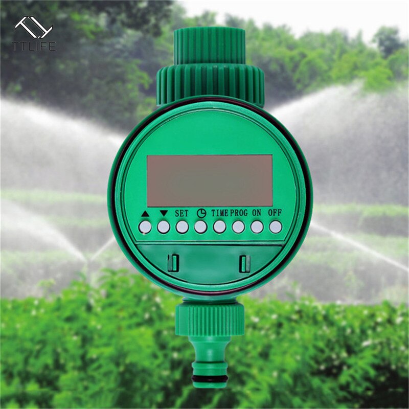 Solenoid Valve Automatic Electronic LCD Display Intelligent Watering Timer Garden Watering Irrigation Controller System Timer