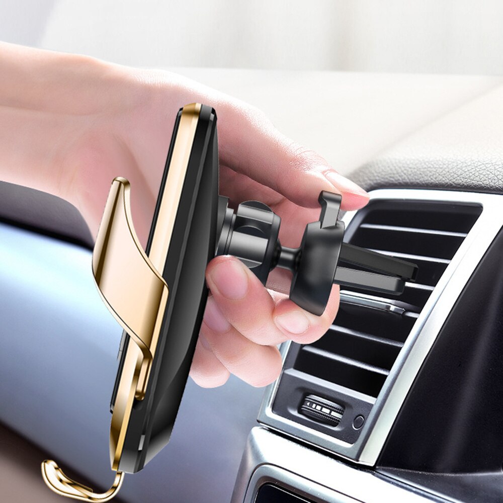 R3 smart Infrared Induction sensor car wireless charging Holder 10W Simple Fast Wireless Charger For iphone 8 8Plus X For Huawei