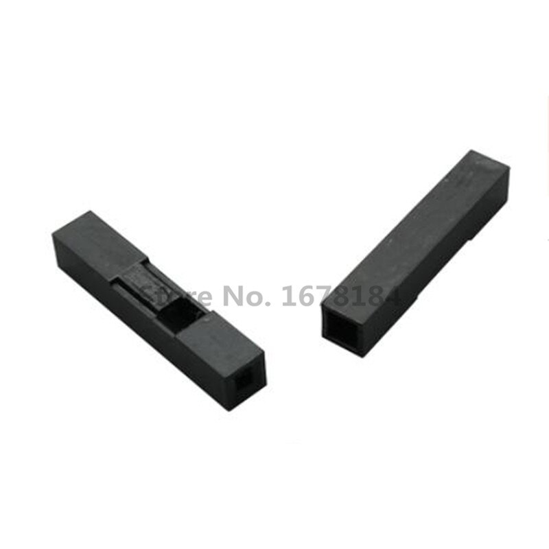 50 stk dupont stik 2.54 mm 1p 2p 3p 4p 5p 6p 8p 9p 10p plast dupont jumper wire kabel hus hun pin stik