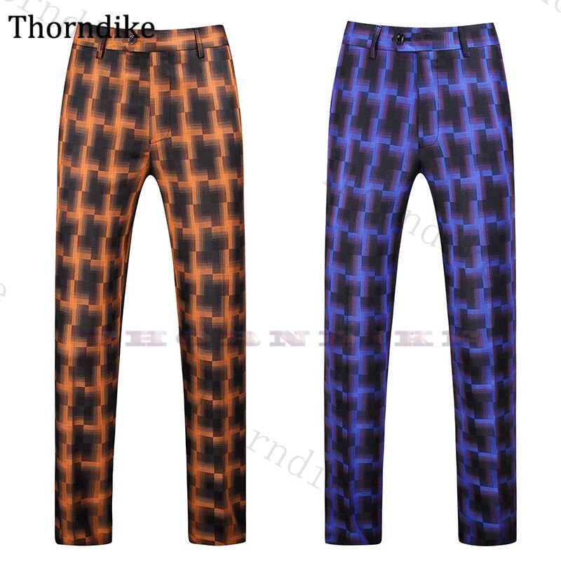 Thorndike spéciale pantalon de costume pour hommes couleur Orange hommes pantalons d'affaires printemps été pantalon formel pour la fête de mariage