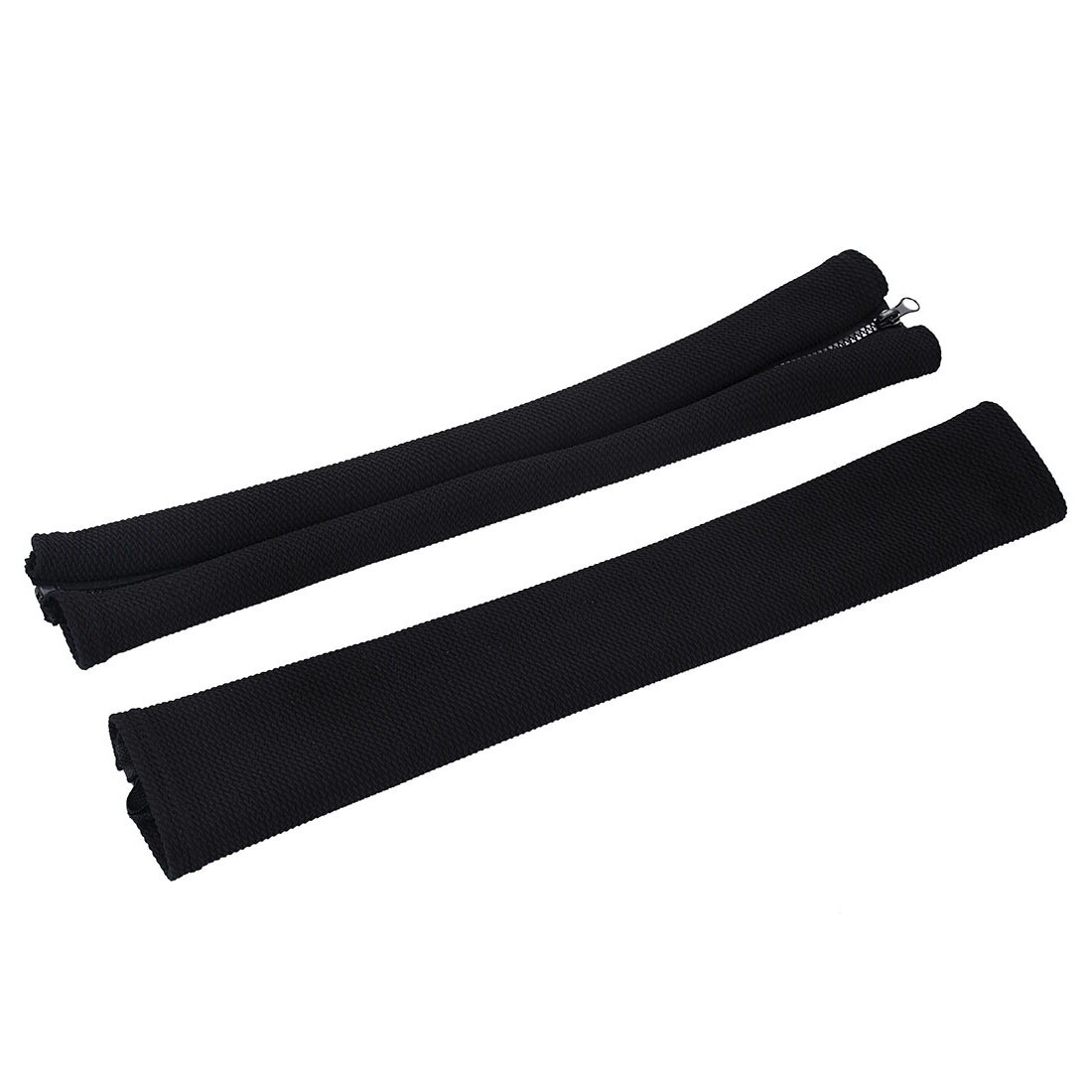 1 paar stoel armleuning hoezen met rits stoel armleuning hoezen elastische stoel armleuning beschermer afneembare hoes armleuning kussens: Zwarte hoes