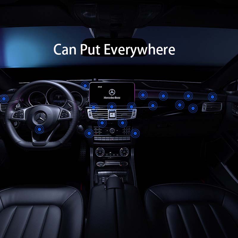 Soporte magnético para teléfono de coche, minitira de Metal para Samsung IPhone X Xr 11 Xiaomi, GPS