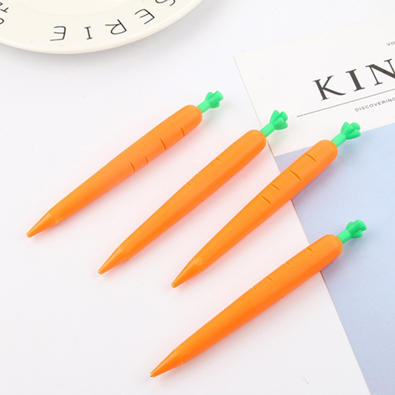 Carrot Mechanical Pencil for writing Cute Automatic Drawing Pen School office Supplies Stationery