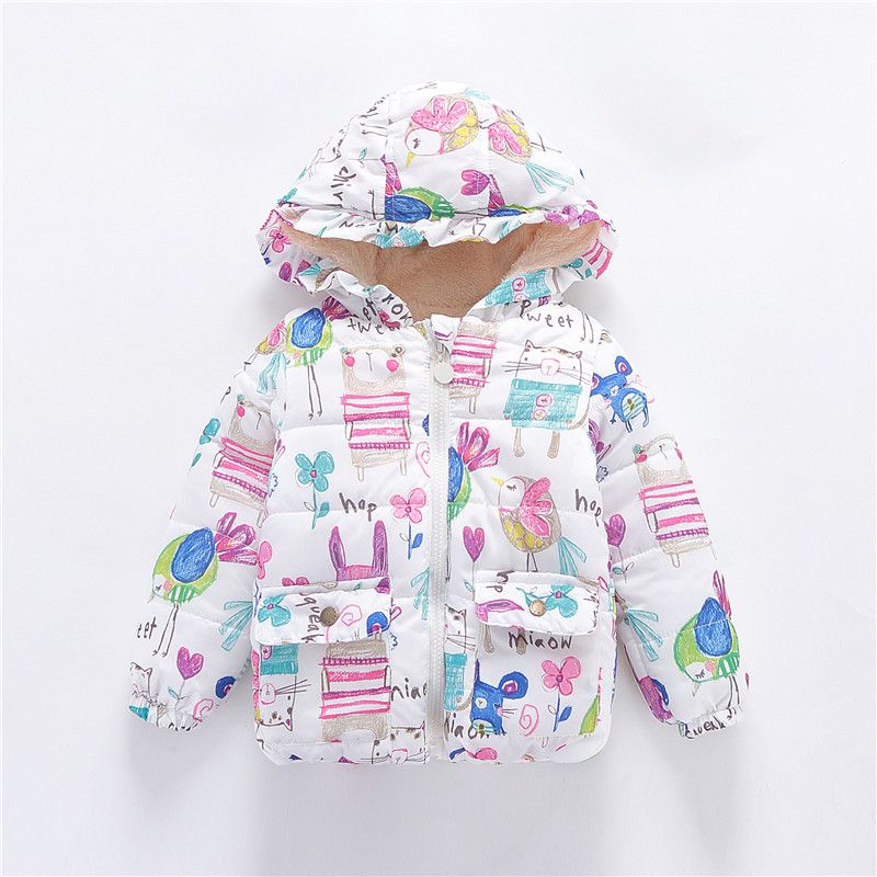 Ropa de otoño para niñas recién nacidas, prendas de vestir para bebés, abrigos con capucha de algodón, chaqueta para bebés