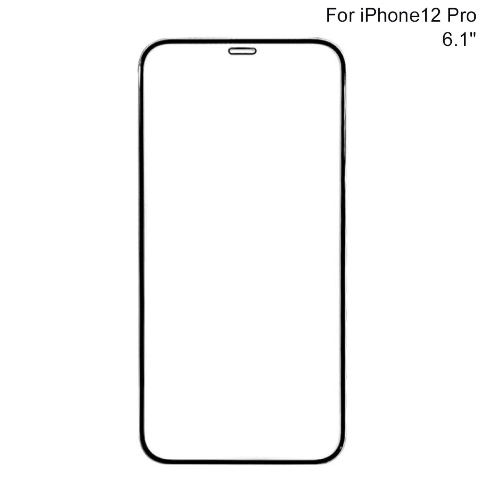 9D Anti-Scratch Mobile Phone Screen Full Screen Protection Tempered Glass Hd Protective Film For Iphone 12 Series: L